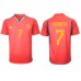 Cheap Spain Alvaro Morata #7 Home Football Shirt World Cup 2022 Short Sleeve
